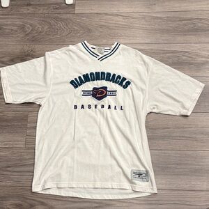 Arizona Diamondbacks White Baseball Tee with Logo